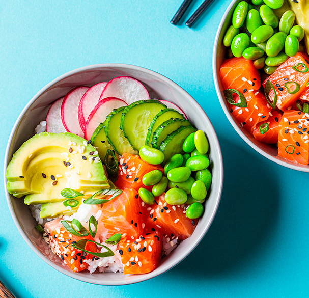 Recetas de poke tropicales y crujientes | Food for Joy